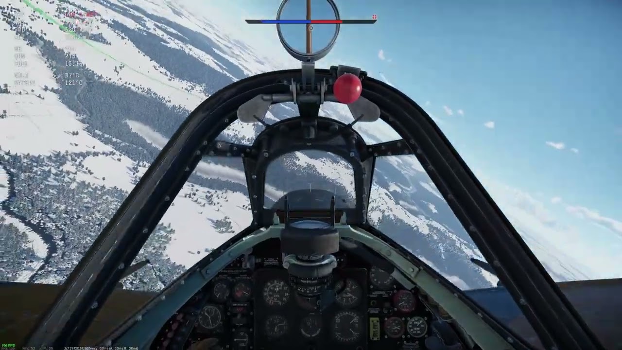 Warthunder sim Spitfire MK.9 (CW) duel 2