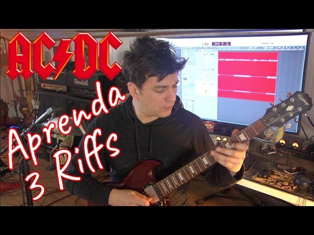 Aprenda 3 RIFFS do AC/DC por Fabio Lima