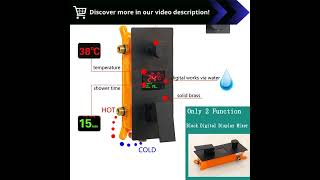 Luxury Shower Revolution: Discover KEMAIDIs Digital Oasis with Multiple Functions and Rainfall Bliss