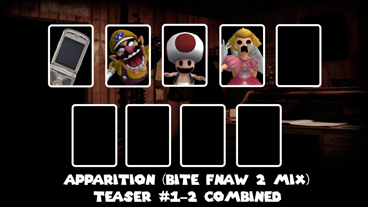 [FNF] Apparition ~ Horror Incorporated (Bite FNAW 2 Mix) Teasers #1-2