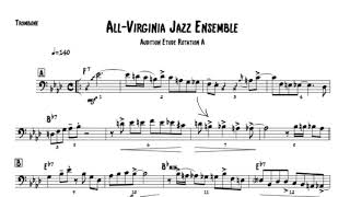 All Virginia 2021 Jazz Trombone Etude Audition Tutorial
