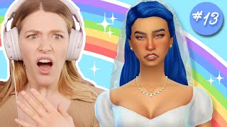 my mom wore a wedding dress to my wedding | Not So Berry Blue #13