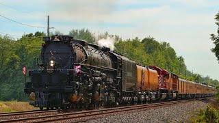 [4K Cinematic] Union Pacific Big Boy 4014 Chase In Ohio And Western Pennsylvania