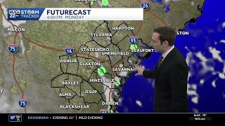 Mostly dry start to the work week for Southeast Georgia and the Lowcountry