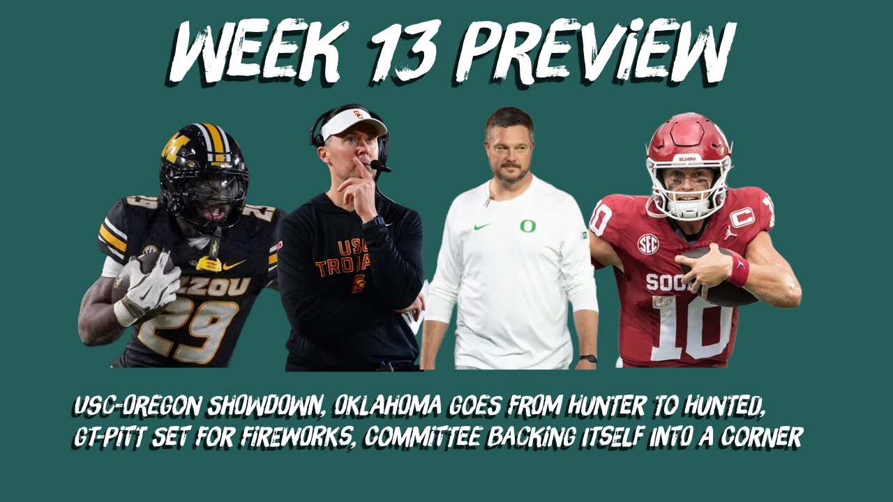Old School Pac 12 Showdown, Upset Alerts, CFP Committee's Miami/Notre Dame Dilemma - Week 13 Preview
