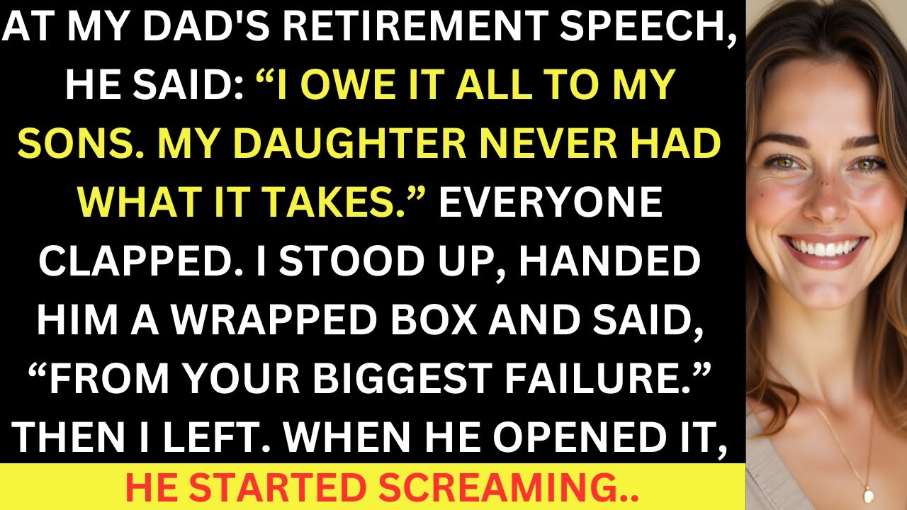 My Dad Humilated Me At His Retirement Speech, So I Had A Little Surprise For Him...
