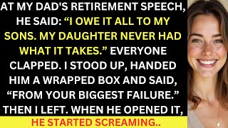 My Dad Humilated Me At His Retirement Speech, So I Had A Little Surprise For Him...