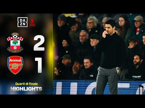 Video Clamoroso ARSENAL, FUORI contro il SOUTHAMPTON: Southampton-Arsenal 2-1 | FA Cup | DAZN Highlights
