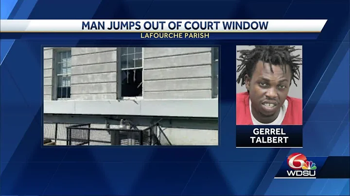 Sheriff: Man breaks ankles after jumping through courthouse window