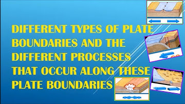 TYPES OF PLATE BOUNDARIES AND ITS PROCESSES | SCIENCE 10