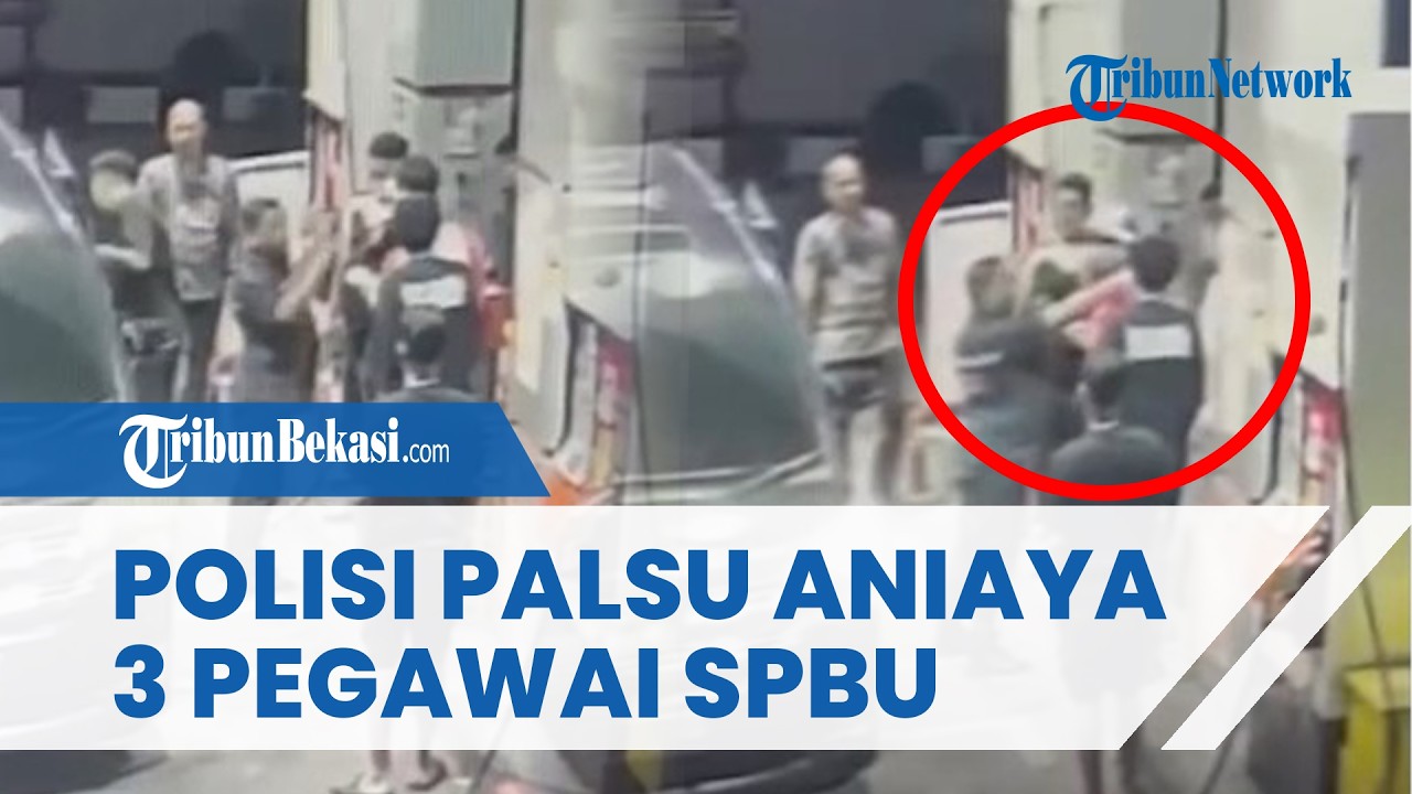 POLISI GADUNGAN yang Serang 3 Pegawai SPBU di Cipinang Ditangkap di Bekasi, Ternyata Positif Narkoba