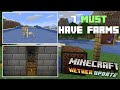 7 Must Have Survival Farms - Minecraft 1.16 +
