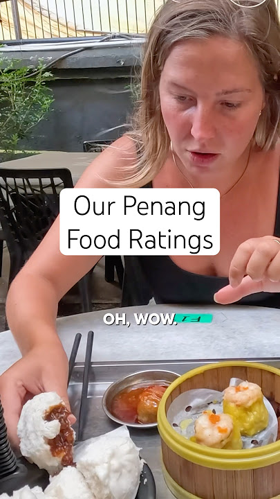 Rating EVERY dish we ate in Penang in 24hrs #penangfood #travelfood #foodshorts