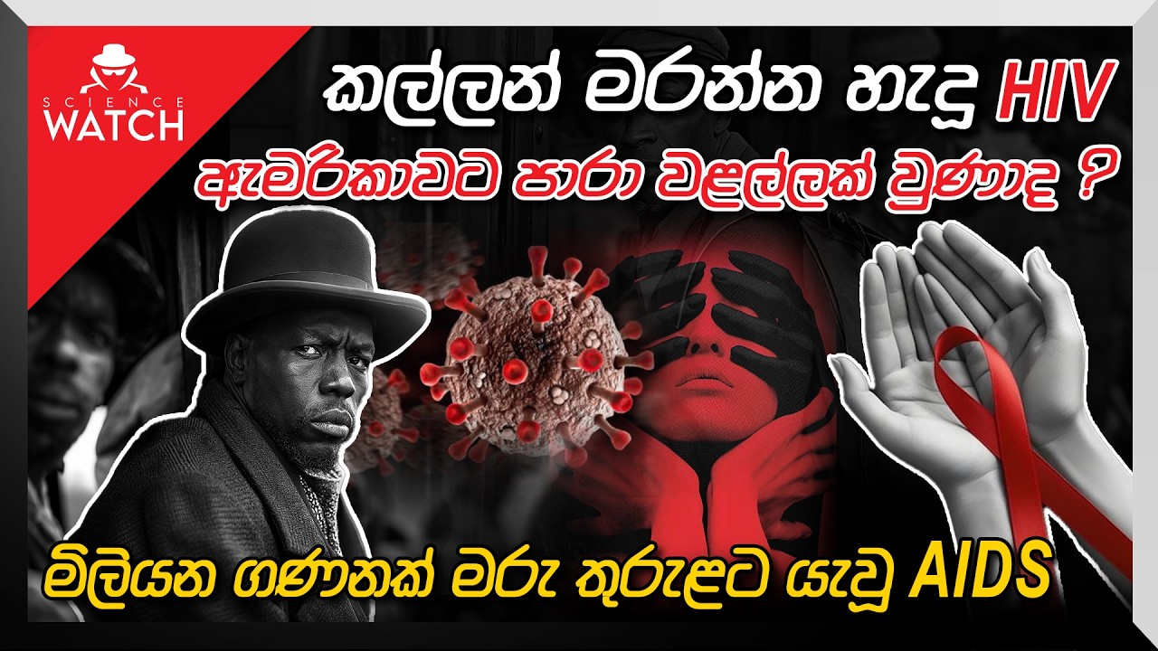 කල්ලන් මරන්න හැදූ HIV ඇමරිකාවට පාරා වළල්ලක් වුණාද? මිලියන ගණනක් මරු තුරුළට යැවූ AIDS | Science Watch
