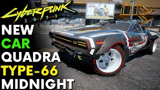 Cyberpunk 2077 - New Quadra Type-66 MIDNIGHT (Cyberpunk 2077 Car Mods)