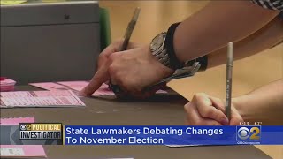 State Lawmakers Debating Changes To November Election