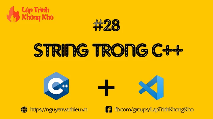 Làm việc với string trong C++