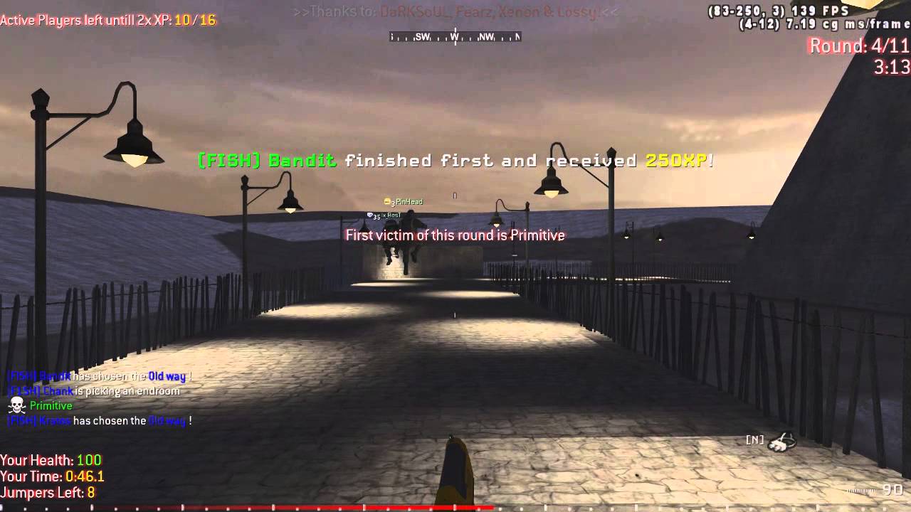 Cod 4 PC Death Run on Pyramid Live Commentary/Gameplay