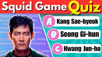 🦑Guess the Squid Game Players Quiz🦑 - AND SURVIVE MODE -🤔❓ Can You Survive🤔❓