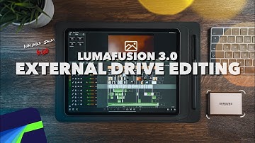LUMAFUSION EXTERNAL DRIVE EDITING | Editing with only 6GB Storage!!