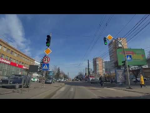 Город Житомир. Виртуальный тур по улицам города на автомобиле / 385 день войны в Украине