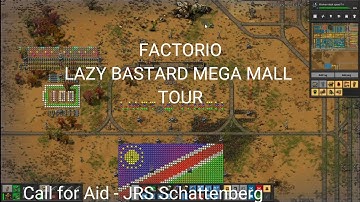 FACTORIO Lazy Bastard Mega Mall - The megabase companion to your gigabase