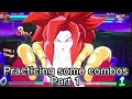 Practicing some combos on dbfz part 1