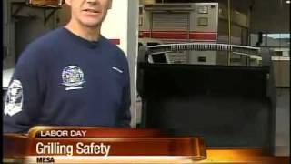 Stay safe around the grill this holiday weekend