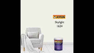 جوتن | يوتن. لون سكاي لايت ( sky light) اوف وايت و الألوان المتناسقه معه. jotun paints