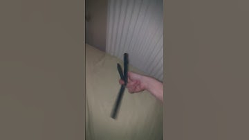 index chap to spine catch (slow motion) (balisong/butterfly knife tricks)