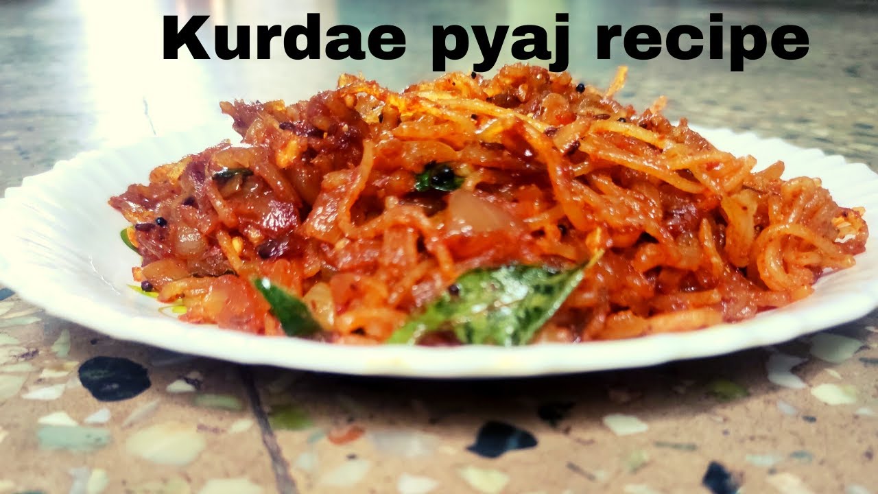 Kurdai Pyaj Recipe// Amazing recipe to try down during lockdown// In