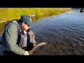 Pesca del salmn en islandia   txema guerra suelta un salmon en el rio svart momentazo