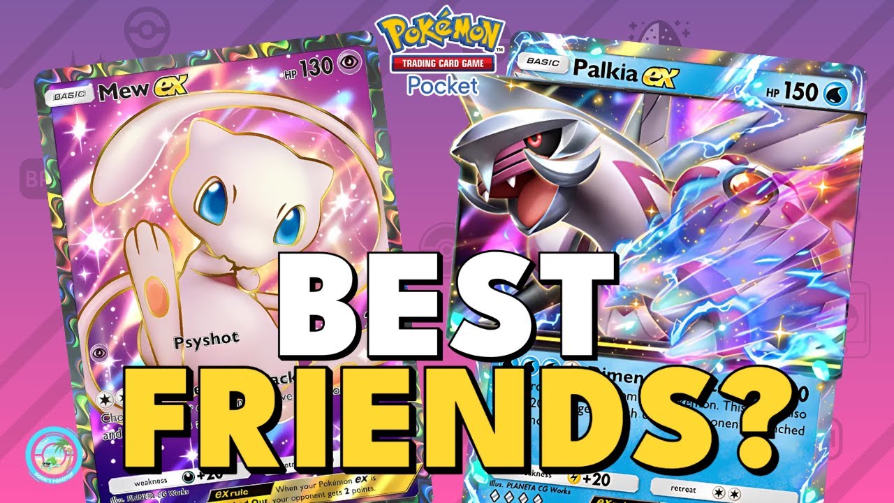 Palkia Ex with Mew EX is a must! You need to try this. #pokemonpocket