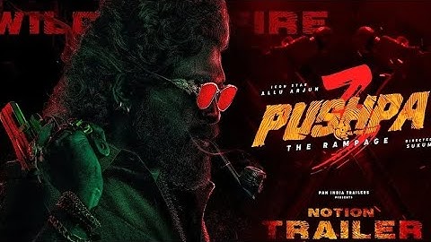 Pushpa 3 : The Rampage Notion Trailer 2 | Allu Arjun | Vijay Deverakonda | Rashmika | Sukumar | PIT