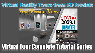 3D Vista First Person View Tutorial - Create Immersive Virtual Reality Tours from 3D Models