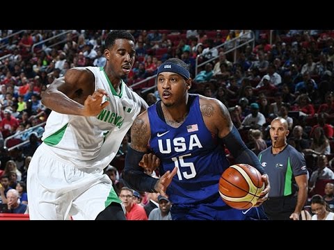 Nigeria Usa 2016 Olympic Basketball Exhibition Full Game Hd 720P English