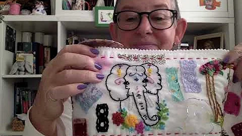 Slow stitching -  Embroidery - Snippet rolls - new project ideas