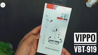 Vippo VBT-919 Bluetooth Headset Unboxing And Review | English