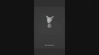Modeling direwolf in Blender3D #b3d #3dillustration #3dmodeling #blender3d #gameofthrones