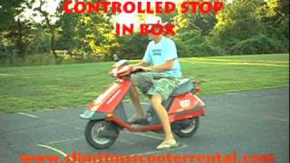 WATCH THIS NJ DMV Motorcycle Road Test Slim Tim s Scooter Rental