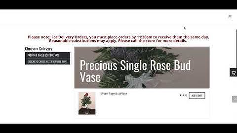Uploading category and item images - showing an item - Smart Online Order for Clover