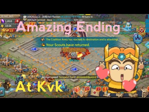 Amazing Ending Of Kvk - Lords Mobile | Lords Mobile Kvk - YouTube