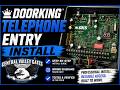Doorking Telephone Entry System Install