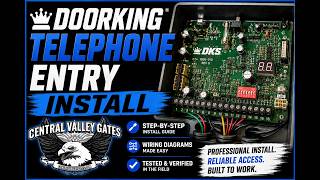 Doorking Telephone Entry System Install