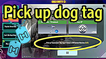 HOW TO PICK UP TEAMMATES DOG TAGS 5 TIMES IN BR RANKED MATCHES CODM