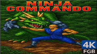 Ninja Commando Neo Geo 1992 (ARCADE) Full Gameplay – All Bosses No Damage 