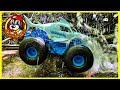 Monster Jam Toy Trucks - MEGALODON STORM RC Car - Waterfall Off-roading & Skatepark GO PRO ADVENTURE