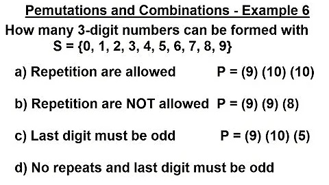 Probability & Statistics (41 of 62) Permutations and Combinations - Example 6