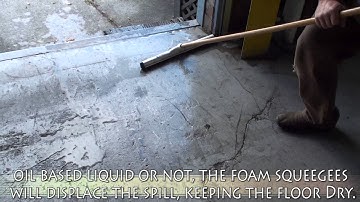 Foam Floor Squeegee demo video