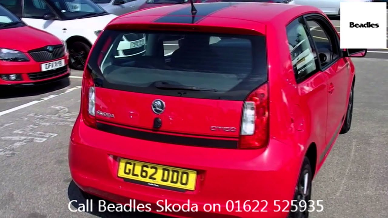 Beadles Tornado Red 2012 Skoda Citigo Hatchback 1 0 Mpi 60ps Se